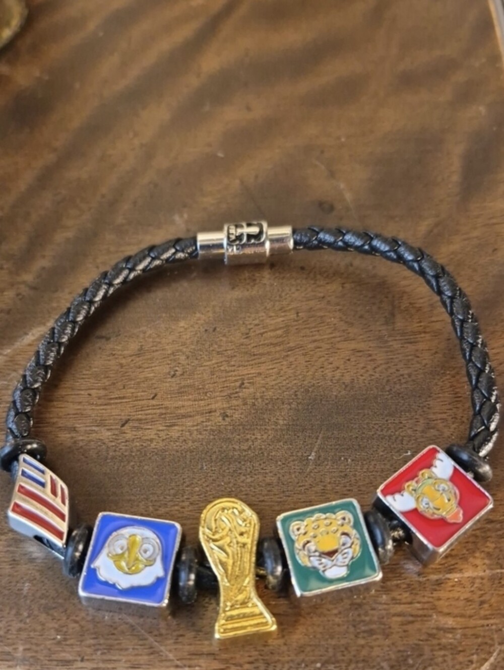 FIFA 2026 World Cup North Americas Charm Bracelet - Multicolor